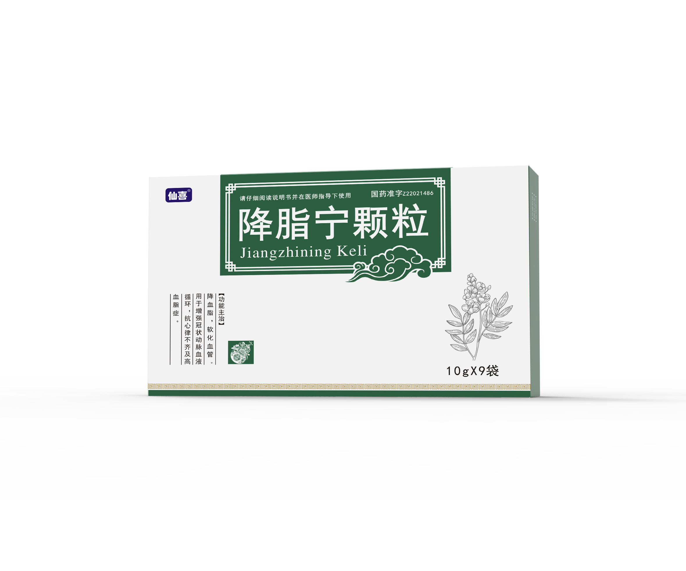 降脂宁颗粒——10g*9袋